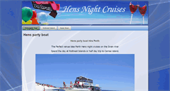 Desktop Screenshot of henspartyboat.com.au
